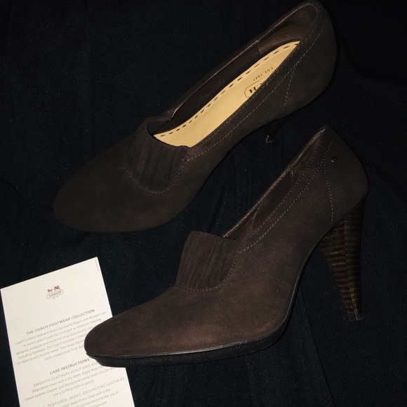 Coach Suede Heels - Picture 5 of 5